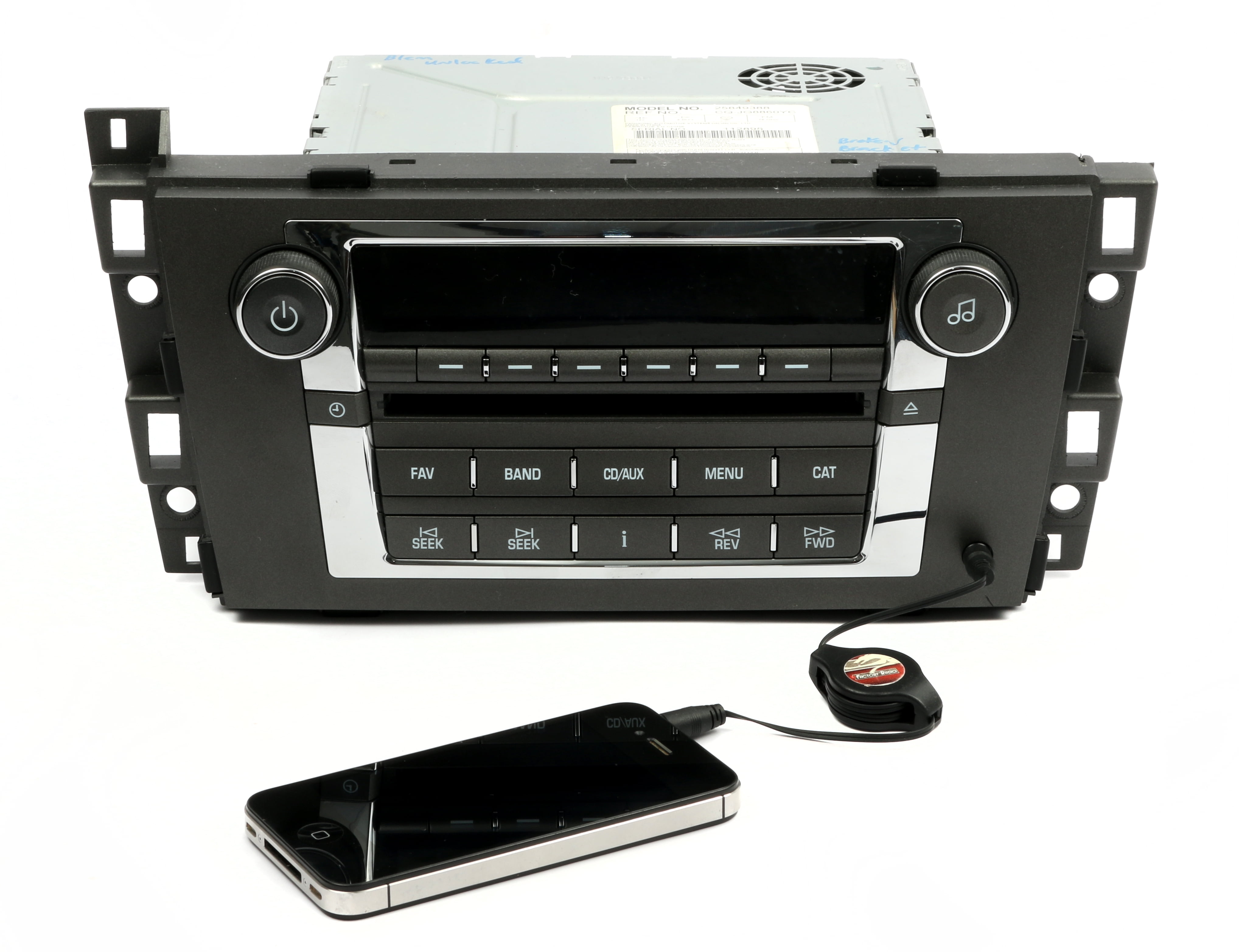 1 Factory Radio AM FM CD Player Compatible With 2015 OEM Cadillac Escalade Single Disc CD Player 13590747 Option TG5