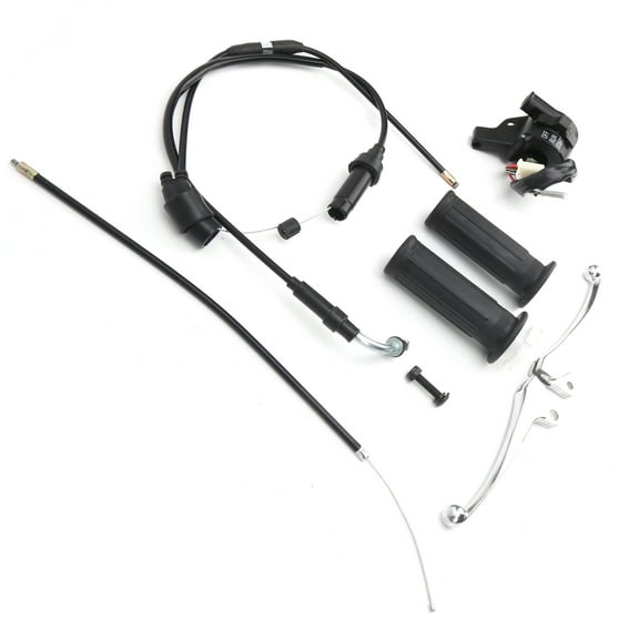 Throttle Grip Cable Brake Lever Ignition Switch Kit Fit for Yamaha YZinger 50/PeeWee PW50