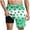 Green, variant on ZCFZJW Summer Mens Swimming Trunks 2 in 1 Quick Dry Bathing Suit Tropical Palm Tree Printed Drawstring Elastic Waist Beach Board Shorts with Pockets Blue XL