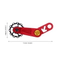 thumbnail image 2 of BESTYASH Tensor De Cadena Y Guía Para Bicicletas De Velocidad Única En Aluminio Color, 2 of 7