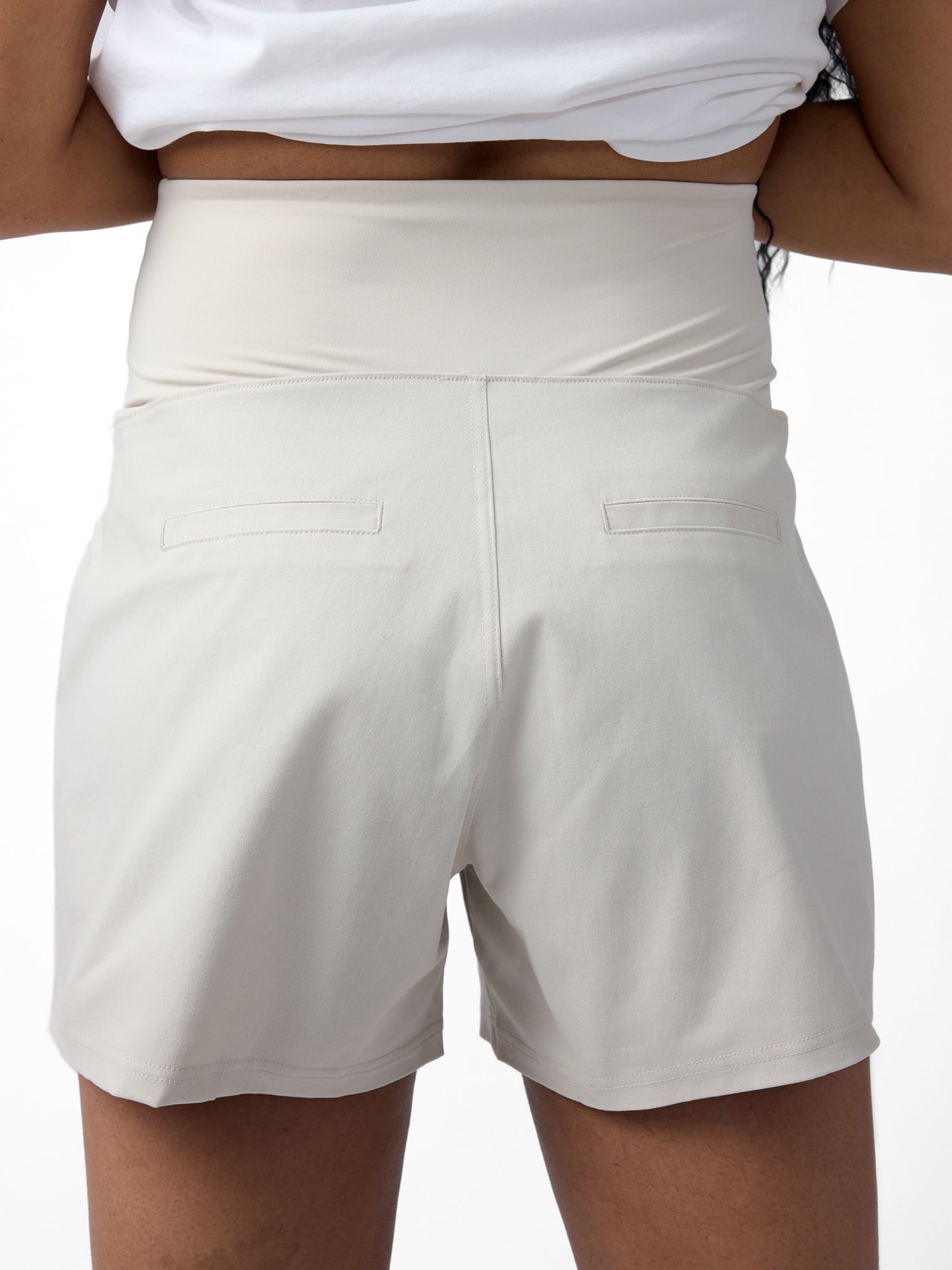 Ingrid & Isabel For Every Belly Women's Maternity Over The Belly Casual Shorts, Sizes S-XXL