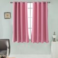 thumbnail image 2 of Cortinas Opacas Con Aismiento Térmico De 1 Panel De Rosa 42x63 pulgadas Zulema Cortinas opacas para ventanas, 2 of 8
