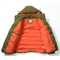 thumbnail image 5 of VICTORY OUTFITTERS Hooded Men's Jacket Winter Parka Jacket Warm Thicken Ski Coat-Olive-S, 5 of 5