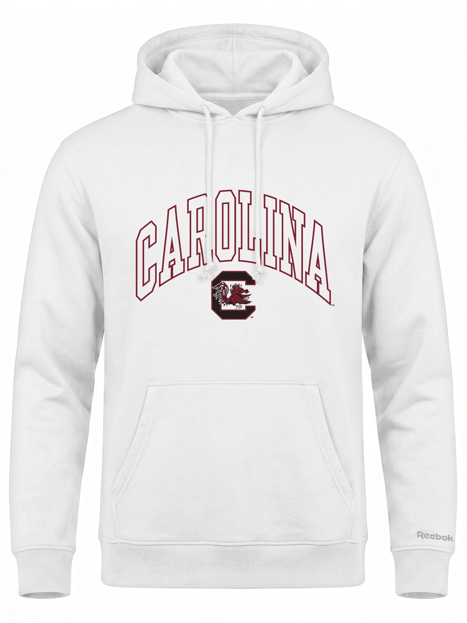 South Carolina Gamecocks Reebok Mens White Hooded Sweatshirt