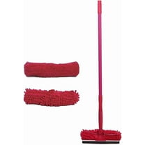 TidyUps Microfiber Window Cleaner with Dual Heads - Raspberry