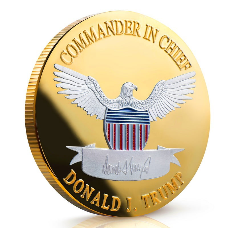 Details about   2019 President Donald Trump Silvery Plated EAGLE Commemorative Coin Novelty Coin 