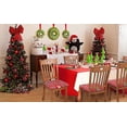 thumbnail image 2 of Juego de sillas de comedor, juego de sillas de comedor, juego de sillas extensibles, funda protectora de cojín (4, muñeco de nieve navideño), 2 of 4