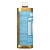 Dr. Bronner's Pure Castile Liquid Soap Unscented 32oz - Walmart.com