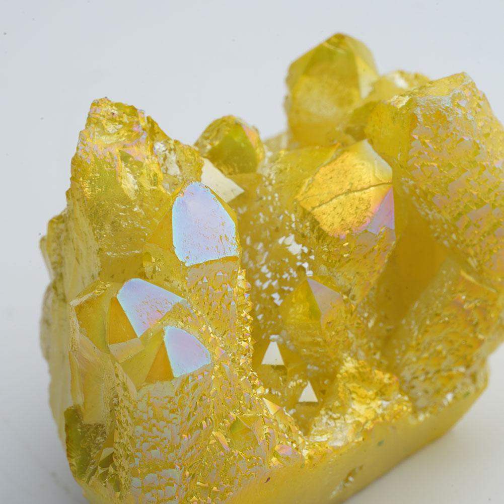 Natural Citrine Amethyst Crystal Quartz Cluster Gem Specimen Stone G1L9 H3 7Y6T V4H5 - image 4 of 9