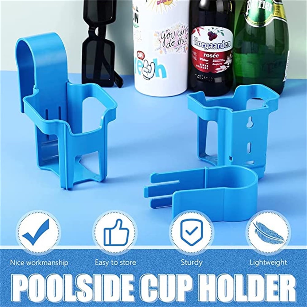 2Packs Poolside Cup Holder for Refreshing Drinks - Above Ground