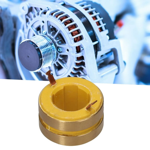 Dioche Brass Slip Ring,Electric Contact Slip Ring,Slip Ring Brass Conductive Electric Contact 24mm ID 41mm OD For 2KW 188F Gasoline Generator