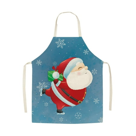 

Flash Sale! Jiiey Linen Christmas Apron Sunflower Pumpkin Creative Apron Kitchen Housework Oil Repellent Antifouling Apron Aprons for Women with Pockets Clearance Sale An Apron