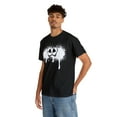 thumbnail image 6 of Funny smiley face graphic tee Cheshire Cat face Unisex Heavy Cotton Tee, 6 of 9