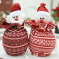 thumbnail image 3 of Bolsa de regalo decorativa de Navidad creativa bolsa de manzana tejida para niños bolsa de galletas de caramelo bolsa de regalo de Navidad, 3 of 5