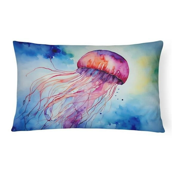 16 x 12 in. Unisex Jellyfish Throw Pillow
