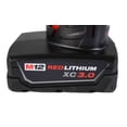 thumbnail image 4 of Milwaukee 48-11-2402 M12 XC Batterie au Lithium Rouge Grande Capacité, 4 of 4