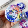 thumbnail image 3 of Kawaii My Little Pony chapado en oro sello insignia Pinkie Pie Fluttershy dibujos animados banda de Anime serie broche lindo Pin regalo para niñas juguete para niños, 3 of 3