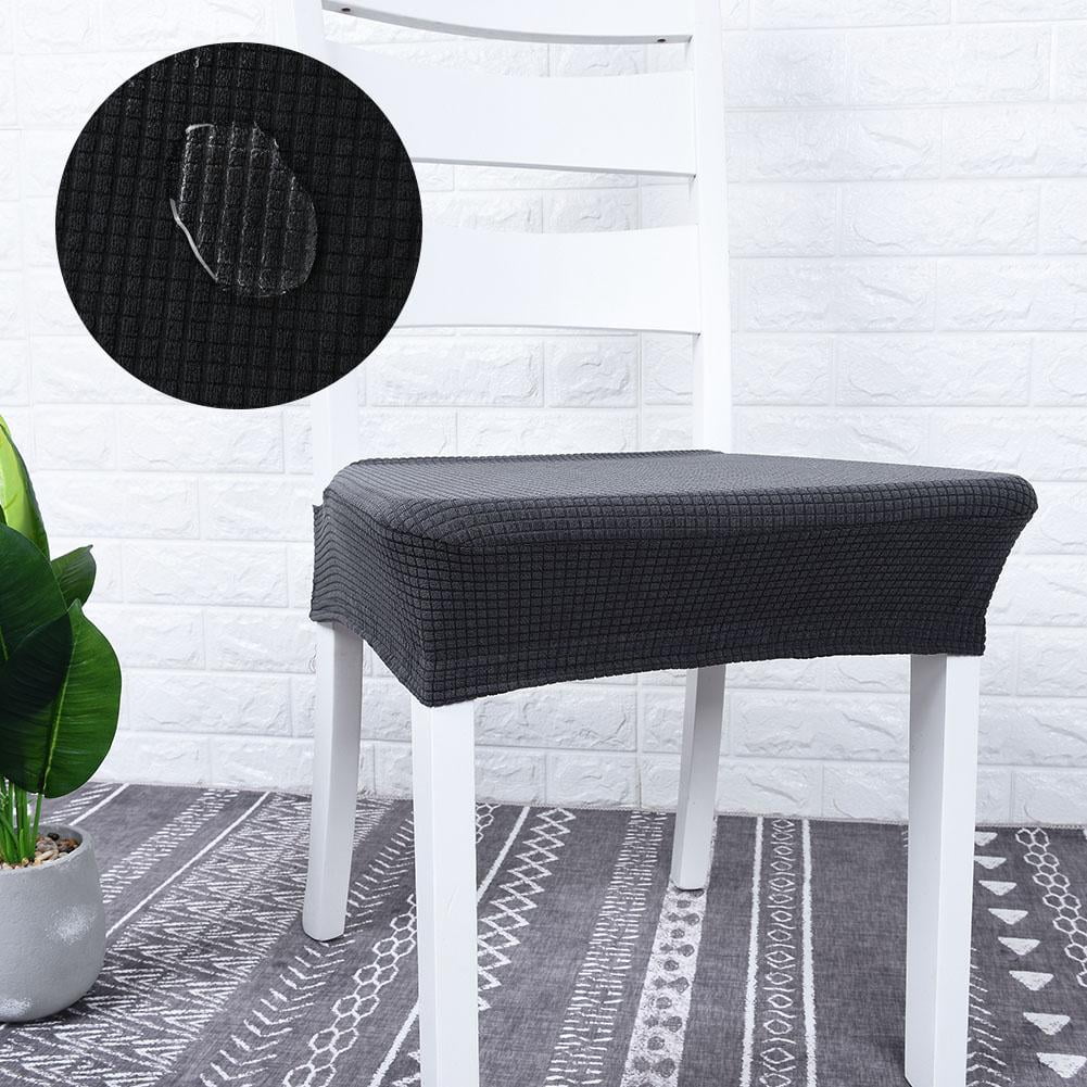 Tebru Washable Chair Cover, 4Pcs Elastic Jacquard Chair Cover