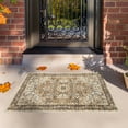 thumbnail image 4 of Lochas Vintage Accent Rugs Distressed Print Area Rug Low Pile Carpet for Living Room Bedroom Home Decor,Beige,2'x3', 4 of 6