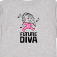 thumbnail image 4 of Inktastic Future Diva Baby Girl Singer Girls Long Sleeve Toddler T-Shirt, 4 of 5