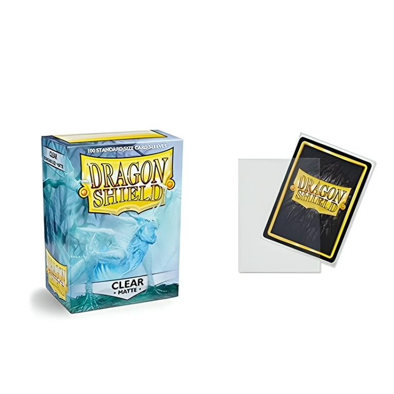 clear card sleeves walmart Dragon Shield, Standard size TCG sleeves, 100ct. Matte Sleeves
