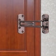 thumbnail image 4 of Garosa Security Door Guard Lock Heavy Duty Zinc Alloy Safety Guard Security Door Lock Latch for Home Hotel Door Lock Latch, 4 of 8
