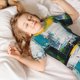 thumbnail image 5 of Fotbe Abstract Brushstrokes Green Blue Pijama Estampada de 2 Piezas para Niños – Ropa de Dormir de Manga Corta Cómoda para Niños y Niñas, Camiseta y Shorts de Algodón-X-Large, 5 of 6