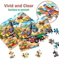 thumbnail image 4 of Puzzles JTKDBJZ, excavadora y camión, 2 x 60 piezas, niños de 4 a 6 años, 4 of 7