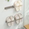 thumbnail image 4 of Étagère à Chaussures Imperméable Transparente à Forte Capacité de Charge, Gain de Place, Murale, Sans Perçage, pour Salle de Bain, 4 of 8