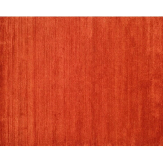 Ahgly Company Indoor Rectangle Contemporary Neon Red Abstract Area Rugs, 2' x 5'