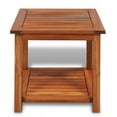 vidaXL End Table Acacia Wood
