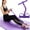 Purple, variant on Resistance Band with Pedal Handle 6 Tube Elastic Natural Latex Pull Rope Fitness Bands for Leg Arm Abdomen Waist Stretching Exercising Training