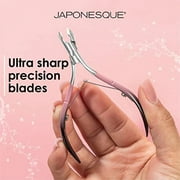 Japonesque Cuticle Nipper, Straight, Stainless Steel, with Cuticle Nipper, Multicolor