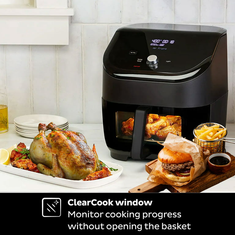 Air Fryer 6-in-1 Smart Air Fryer Oven, 6 One - Touch Programs, Air Fry,  Roast, Bake, Reheat, Dehydrate, Broil & Rotisserie, Compact, Cookware,  Kitchenware, Kitchen Accessories Kitchen Stuff Small Kitchen Appliance -  Temu