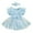 Blue, variant on Siilsaa Girls Easter Dress Toddler Baby Girl Cotton Dress Ruffle Sleeve Halter Sleeveless Kids Casual Dresses White 12-18 Months