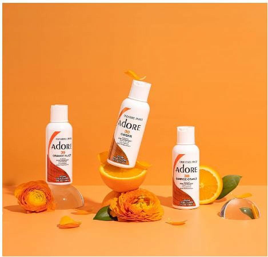 Adore Semi Permanent Hair Color 56 Cajun Spice 4 floz, All Hair Types, Adult