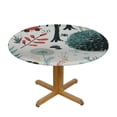 thumbnail image 3 of Orinice Mushrooms Round Table Cover Stain Resistant Washable Indoor Outdoor Tablecloth Kitchen Dining Wedding Parties 100% Polyester Fiber 46-50, 3 of 8