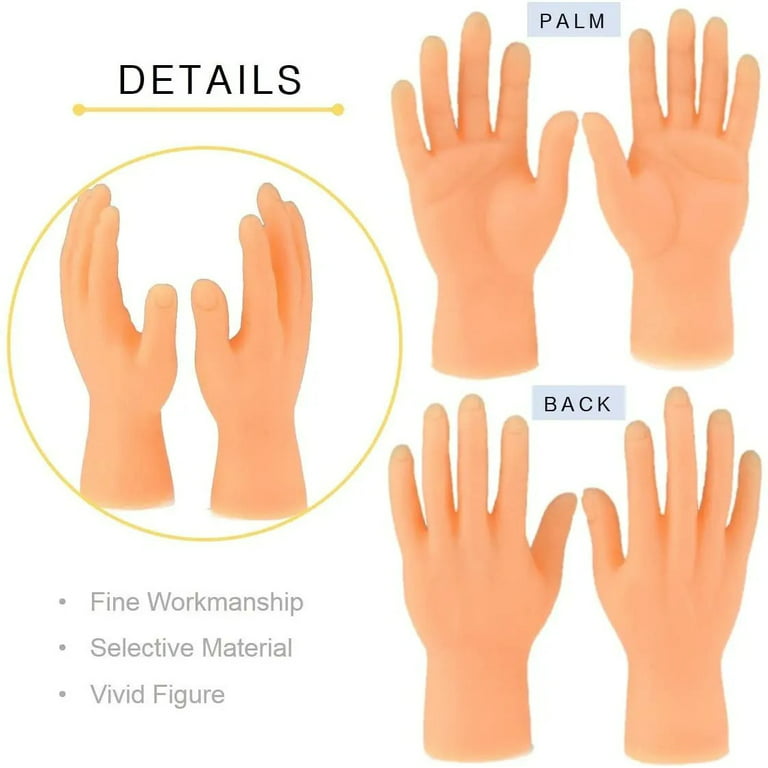  Tiny Hands (High Five) 6 Pack- Flat Hand Style Mini