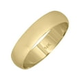 thumbnail image 3 of SZUL Women's 4mm Domed Wedding Band in 14K Yellow Gold, 3 of 8