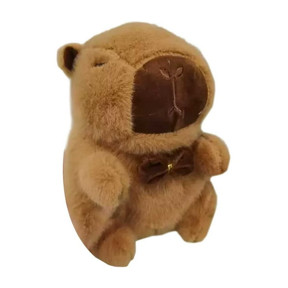 Jindong Original Capybara Peluche Pondérée pour Micro-Ondes 2 Peluches Chauffantes pour Peluches Jouets pour Enfants Brun 9 Pouces