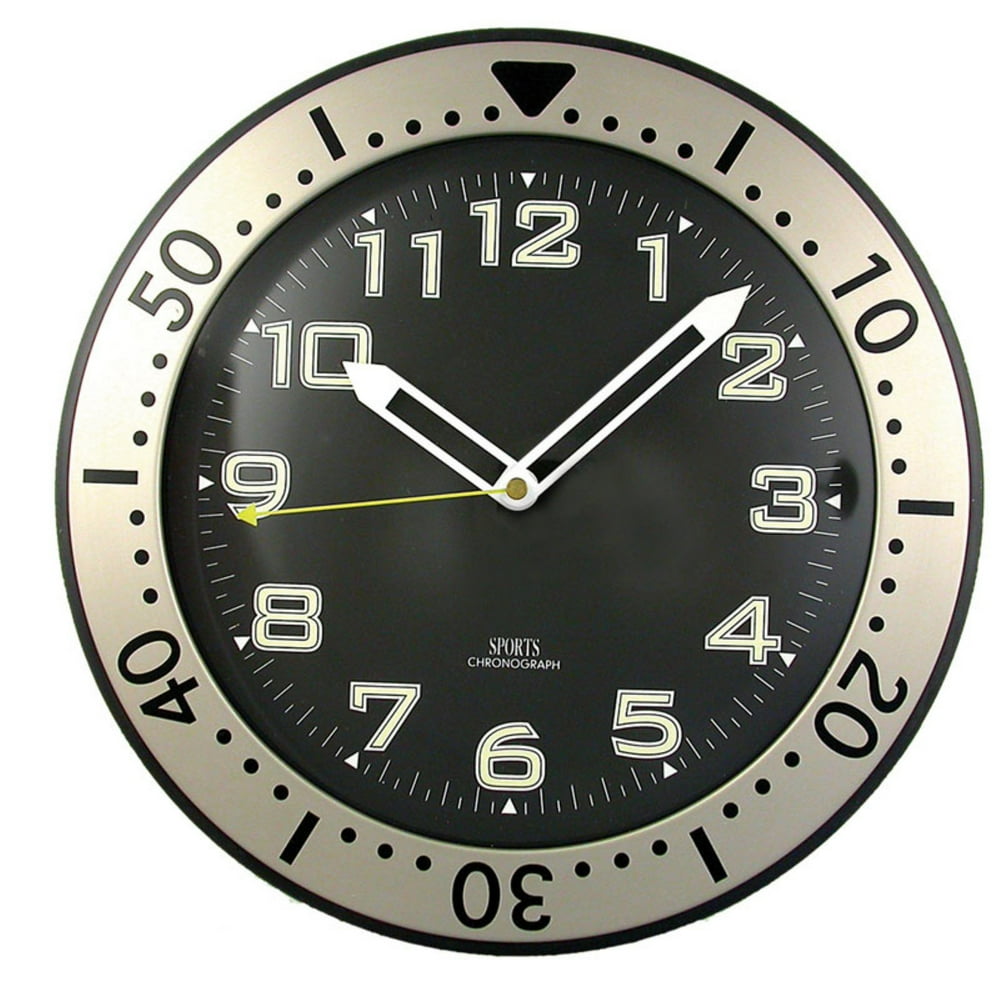 Timekeeper 12" Round Chronograph Design Wall Clock