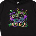 thumbnail image 3 of Inktastic Mardi Gras Masks and Beads Toddler Hoodie, 3 of 4