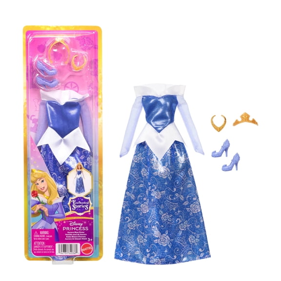 Disney Princess Enchanted Stories Aurora Doll Clothing, Blue Fashion & Accessories, Inspired by Movie