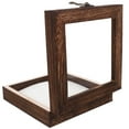 thumbnail image 1 of Shisuyan Butterfly Display Case Shadow Box with EVA Padding Coins Tickets Photos Keepsakes Box Rustic Wood Insect Display Box for Butterfly Preservation Accessories, 1 of 9