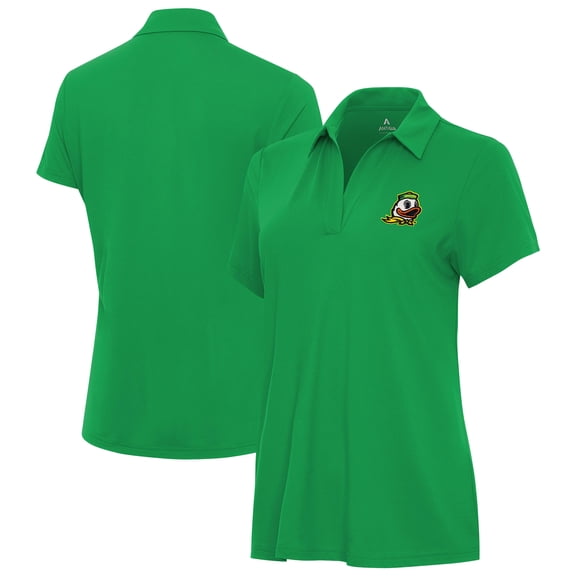 Women's Antigua Green Oregon Ducks Era Polo