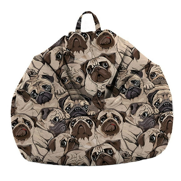 Animal Print beanbag Chair Soft Teens Dog