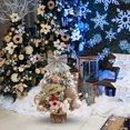 thumbnail image 5 of 2FT Mini Tabletop Christmas Tree with Timer Lights, Artificial Christmas Trees with 24 Pcs Ball Ornament Xmas Tree for Home Office Fireplace Christmas Ornaments, 5 of 5