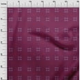 thumbnail image 2 of oneOone Viscose Jersey Fabric Check Kasuri Printed Fabric 1 Yard 60 Inch Wide, 2 of 5