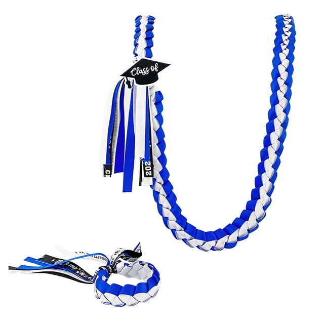 2025 Graduation Gift Wreath Ribbon Handmade Weaving Ribbon Colorful Ribbon Honor Rope Set