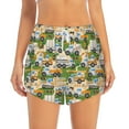 thumbnail image 2 of Goofa Construction Machinery1 Printed Women 2 in 1 Running Shorts,Quick Dry Athletic Workout Shorts,High Waisted Athletic Shorts with Liner Pockets-X-Large, 2 of 9